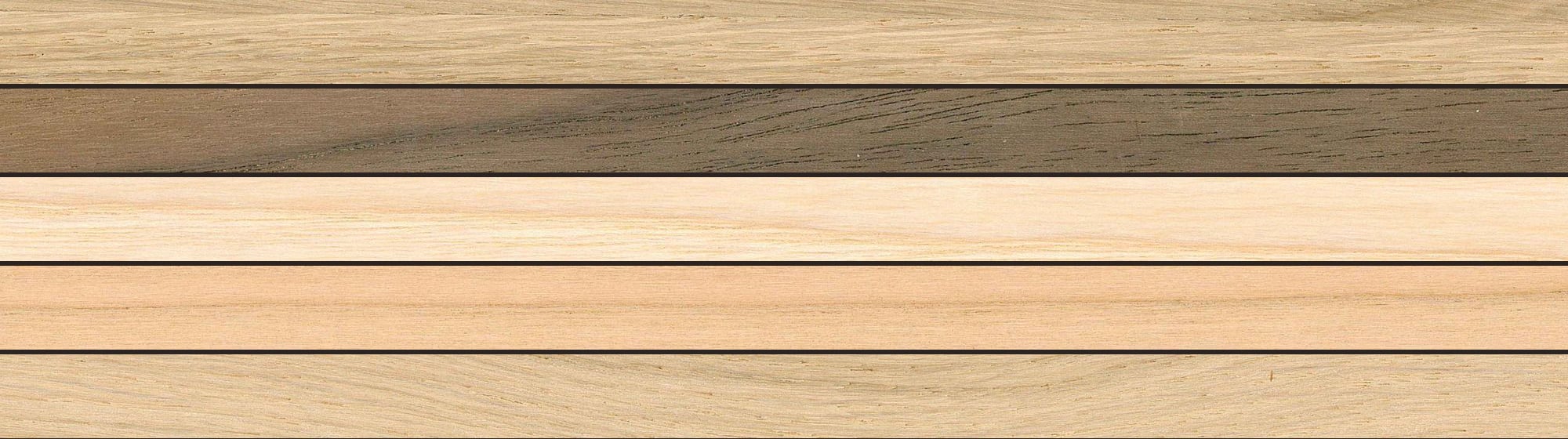 Massivholzplatten in verschiedenen Holzarten