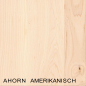 Preview: Ahorn Amerikanisch (Hard-Maple) Massivholzplatte 26 mm