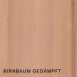 Preview: Birnbaum gedämpft Massivholzplatte 60 mm