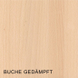 Preview: Buche gedämpft Massivholzplatte 19 mm