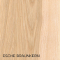 Preview: Esche Europäisch mit Braunkern Massivholzplatte 30 mm