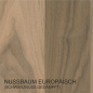 Preview: Nussbaum Europäisch Massivholzplatte 30 mm