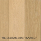 Preview: Eiche amerikanisch Massivholzplatte 19 mm (Weisseiche)