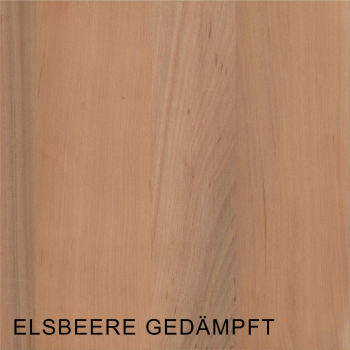 Elsbeere gedämpft Massivholzplatte 19 mm