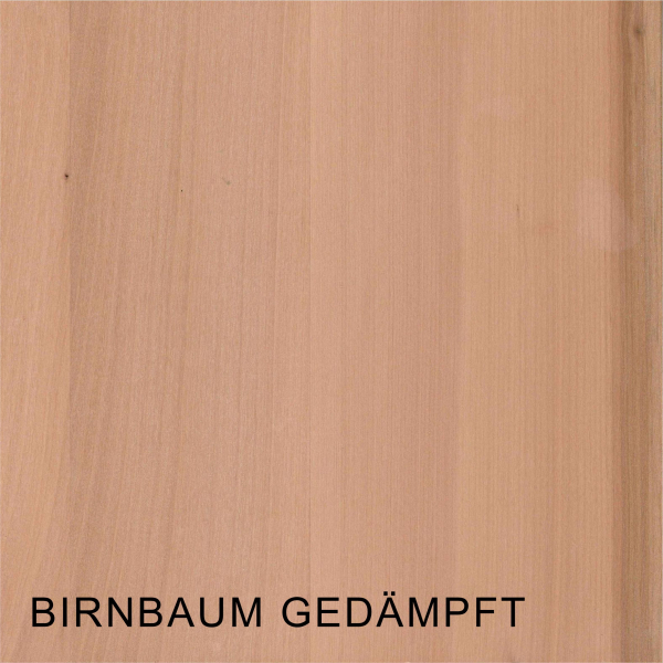 Birnbaum gedämpft Massivholzplatte 60 mm