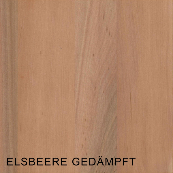 Elsbeere gedämpft Massivholzplatte 40 mm