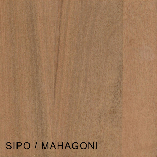 Mahagoni / Sipo Massivholzplatte 19 mm