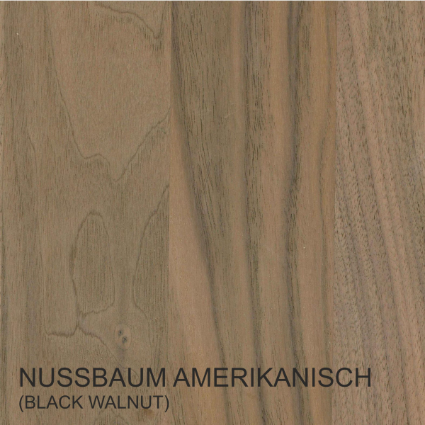 Nussbaum Amerikanisch Massivholzplatte 19 mm