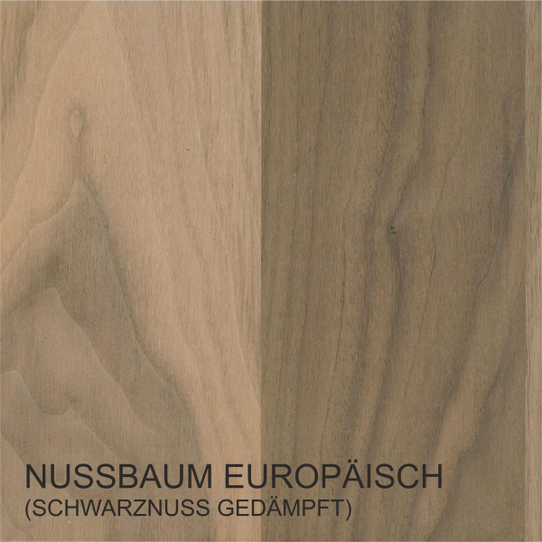 Nussbaum Europäisch Massivholzplatte 50 mm