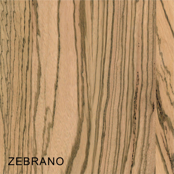 Zebrano Massivholzplatte 19 mm