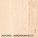 Ahorn Amerikanisch (Hard-Maple) Massivholzplatte 19 mm