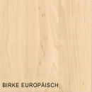 Birke Europäisch Massivholzplatte 19 mm