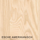 Esche Amerikanisch Massivholzplatte 19 mm