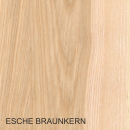 Esche Europäisch mit Braunkern Massivholzplatte 19 mm