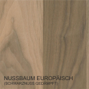 Nussbaum Europäisch Massivholzplatte 19 mm