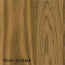 Teak Burma Massivholzplatte 19 mm